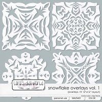 Snowflakes Overlays Vol. 1 by Lara´s Digi World