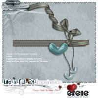 Frozen Heart Template-Bow