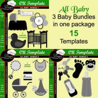 All Baby ULTIMATE - CU TEMPLATES by Boop Designs