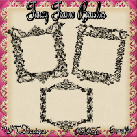 WTD Fancy Frame Brushes and Png files