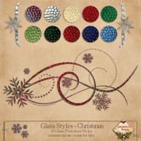 Glass Styles - Christmas {CU/S4H) by SnickerdoodleDesigns