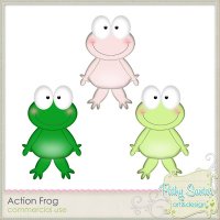 Action Frog by Pathy Santos