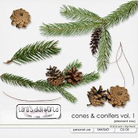 Cones & Conifers Vol. 1 by Lara´s Digi World