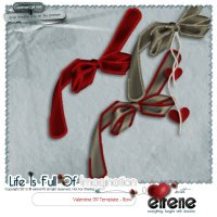 Valentine 09 Template - Bow