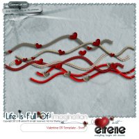 Valentine 09 Template - Swirl