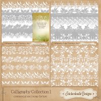 Calligraphy Collection I {CU/S4H} by SnickerdoodleDesigns