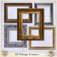 CU Vintage Frames 1 by StarSongStudio