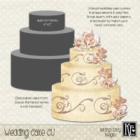 Wedding Cake Template CU