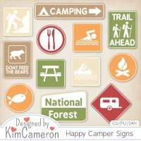 Happy Camper Signs