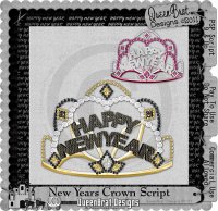 New Years Crown Script
