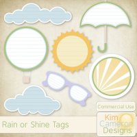 Rain or Shine Tags