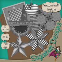 America bundle 1 Templates by Sugarbutt Designs