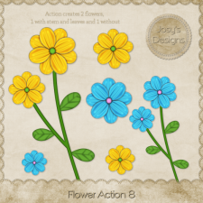 Flower Action 08 by Josy