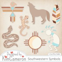 Southwestern Symbols Templates