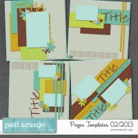 Pages Templates 02/2013 by Pati Araujo