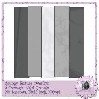 ABC | Lightly Textured Grungy Overlays - Set of 5 | CU/S4O/S4H