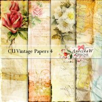 CU Vintage Papers 4 by AneczkaW