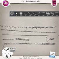 CU / PU Real Stitching Brushes No3 (Brush+PNGs)