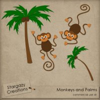 Monkeys And Palms