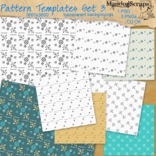 Pattern Templates Set3 by Mandog Scraps