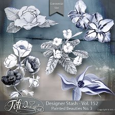 Designer Stash Vol. 152 - Painted Beauties No. 3 by Feli Designs