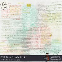 CU Text Brush Pack 1