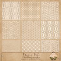 Patterns Set 1 Damask Transparencies {CU/S4H} by SnickerdoodleDesigns