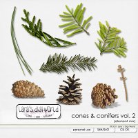 Cones & Conifers Vol. 2 by Lara´s Digi World