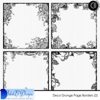Deco Grunge Page Borders (2)