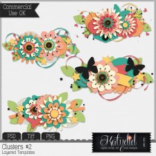 Clusters Layered Templates Pack No 2