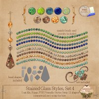 Stained Glass Styles, Set 4 {CU/S4H) by SnickerdoodleDesigns