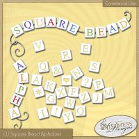 CU Square Bead Alphabet