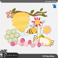 Bee Mine Layered Template by Peek a Boo Designs
