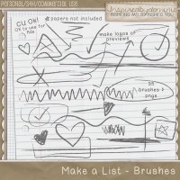 Make a List Vol. 1 Brushes
