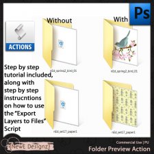 EXCLUSIVE Folder Preview Action PS by NewE Designz