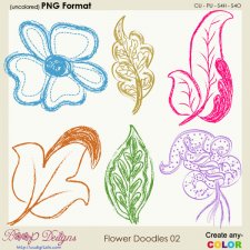 Flower Doodles 02